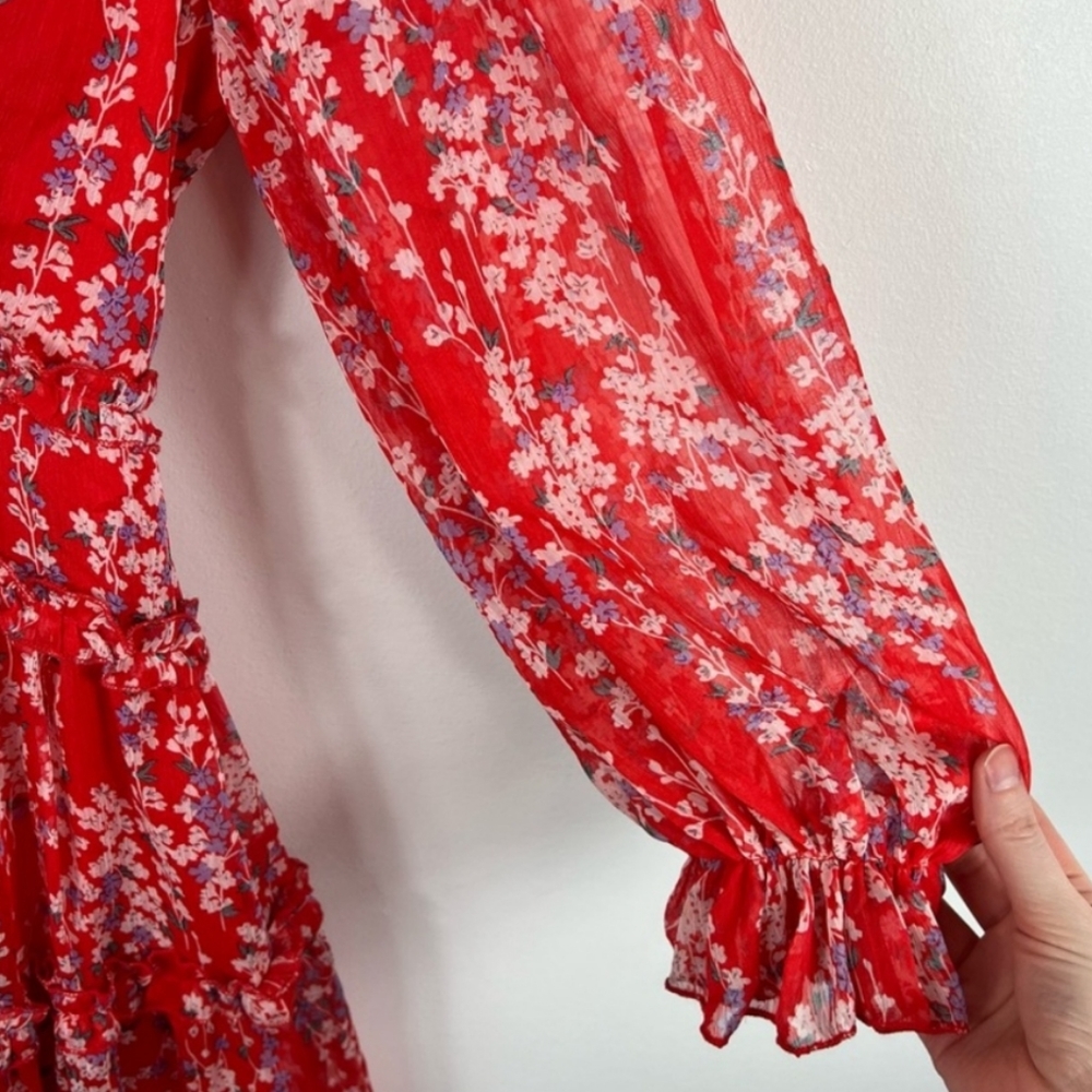NWT Angel Biba floral mini dress - Picture 11 of 12